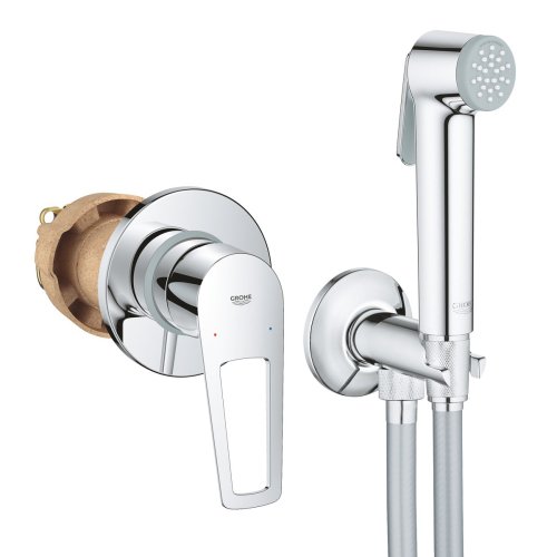 Купить самый лучший комплект гигиенического душа Grohe BauLoop New UA2904200B встроенный гигиенический душ в Киеве vannaja.kiev.ua