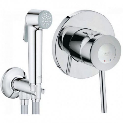 Купить гигиенический душ со смесителем Grohe BauClassic UA2904800S в Киеве vannaja.kiev.ua