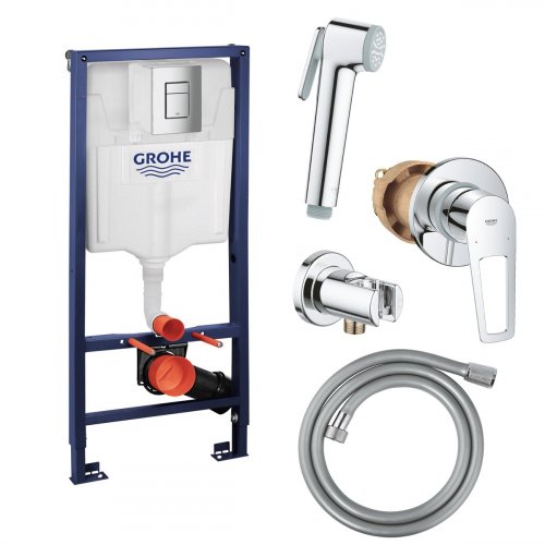 Система инсталляции с гигиеническим душем Grohe Rapid SL BauLoop New RU34042008 Купить Система инсталляции с гигиеническим душем Grohe Rapid SL BauLoop New RU34042008 в Киеве vannaja.kiev.ua