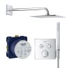качественный душ квадратный Grohe система скрытого монтажа с термостатом Grohtherm SmartControl UA3450600A Купить качественный душ квадратный Grohe система скрытого монтажа с термостатом Grohtherm SmartControl UA3450600A в Киеве vannaja.kiev.ua