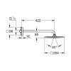 качественный душ квадратный Grohe система скрытого монтажа с термостатом Grohtherm SmartControl UA3450600A Купить качественный душ квадратный Grohe система скрытого монтажа с термостатом Grohtherm SmartControl UA3450600A в Киеве vannaja.kiev.ua