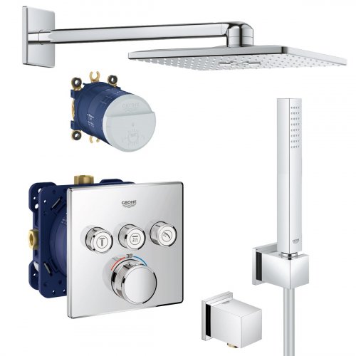 Душевая система скрытого монтажа с термостатом Grohe Grohtherm SmartControl UA3470600A Купить Душевая система скрытого монтажа с термостатом Grohe Grohtherm SmartControl UA3470600A в Киеве vannaja.kiev.ua