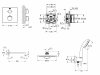 Купить Душевая система качественная скрытого монтажа с термостатом Grohe Grohtherm UA3472900A в Киеве vannaja.kiev.ua
