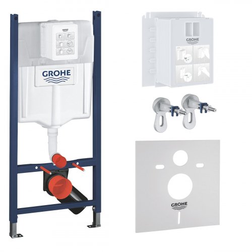 Система установки для унитаза 4 в 1 Grohe Rapid SL UA3884000S Купить Система установки для унитаза 4 в 1 Grohe Rapid SL UA3884000S в Киеве vannaja.kiev.ua