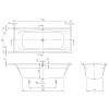 Прямоугольная ванна VILLEROY & BOCH TARGA STYLE UBA170FRA2V-01 Купить Прямоугольная ванна VILLEROY & BOCH TARGA STYLE UBA170FRA2V-01 в Киеве vannaja.kiev.ua