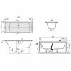 Купити VILLEROY & BOCH UBA180SUB2V-01 SUBWAY Duo Ванна акрилова 180х80 Прямокутна (без ніжок) BA180SUB2V в Києві vannaja.kiev.ua