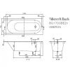 Villeroy & Boch Oberon UBQ170OBE2V-01 Прямоугольная ванна 170 на 75 см BQ170OBE2V Купить Villeroy & Boch Oberon UBQ170OBE2V-01 Прямоугольная ванна 170 на 75 см BQ170OBE2V в Киеве vannaja.kiev.ua