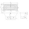 Ванна квариловая Villeroy & Boch Oberon 2.0 170x75 (UBQ170OBR2DV-01) Купить Ванна квариловая Villeroy & Boch Oberon 2.0 170x75 (UBQ170OBR2DV-01) в Киеве vannaja.kiev.ua