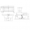 VILLEROY&BOCH BQ170SQE2DV-01 Squaro Edge UBQ170SQE2DV 170х75 Ванна Квариловая с Ножками и Сифоном Купить VILLEROY&BOCH BQ170SQE2DV-01 Squaro Edge UBQ170SQE2DV 170х75 Ванна Квариловая с Ножками и Сифоном в Киеве vannaja.kiev.ua