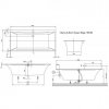 Купити Ванна 1900 мм Villeroy&Boch Squaro Edge 12 UBQ190SQE2DV-01, білий 190x90 см в Києві vannaja.kiev.ua