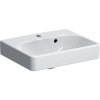 Купить Умывальник мебельный Geberit 500222011 Smyle Square 45 см белый глянец 500.222.01.1 в Киеве vannaja.kiev.ua