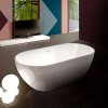 Купить Ванна из искусственного камня Treesse Clivia 160x75x57h, белая глянцевая (V446BL) в Киеве vannaja.kiev.ua