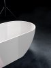 Купить белая матовая ванна из искусственного камня Treesse V447BO Clivia 170 x80x60h  в Киеве vannaja.kiev.ua