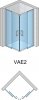 Купить Ronal SanSwiss VAE209005060 VALEA 90x90x190 Душевая Кабина Угловой Вход Хром/Прозрачное Стекло в Киеве vannaja.kiev.ua
