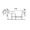 Купить Vagnerplast Iris 143 x 143 VPPA14301FP3-01/DR Панель экран для Ванны VPPA14301FP3 в Киеве vannaja.kiev.ua