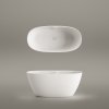 Купити Ванна зі штучного каменю PAA Perla 145 окремостояща, 145х71, Matte White (VAPERLS145_00) в Києві vannaja.kiev.ua
