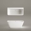 Ванна из искусственного камня PAA Quadro Wall, пристенная, 160,5х76, Glossy Alpine White (VAQUAWA_00) VAQUAWA/00 Купить Ванна из искусственного камня PAA Quadro Wall, пристенная, 160,5х76, Glossy Alpine White (VAQUAWA_00) VAQUAWA/00 в Киеве vannaja.kiev.ua