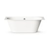 Купить Ванна из искусственного камня PAA Vario XL, пристенная, 185х80, Glossy Alpine White (VAVARXL_00) в Киеве vannaja.kiev.ua