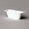 Купить Ванна из искусственного камня PAA Vario XL, пристенная, 185х80, Glossy Alpine White (VAVARXL_00) в Киеве vannaja.kiev.ua
