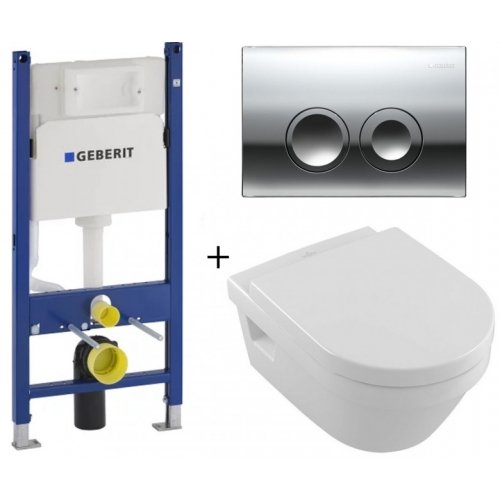 Комплект инсталляции и подвесного унитаза. VILLEROY & BOCH 458.121.21.1N+5684HR01 Купить Комплект инсталляции и подвесного унитаза. VILLEROY & BOCH 458.121.21.1N+5684HR01 в Киеве vannaja.kiev.ua