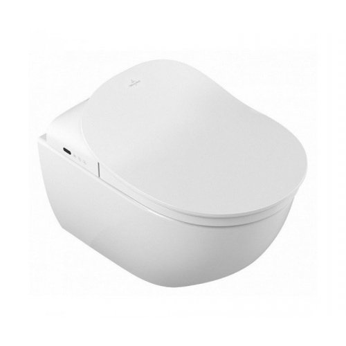 Купити Підвісний унітаз з функцією біде Villeroy & Boch SUBWAY 2.0 5614R5R1 Безободковий в Києві vannaja.kiev.ua