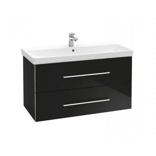 Купить Черная Тумба в Ванную VILLEROY & BOCH A89100B3 AVENTO 80 см в Киеве vannaja.kiev.ua