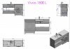 Купить Fancy Marble Комплект тумбы с раковиною  Vivara 1500 LR Левая/Правая в Киеве vannaja.kiev.ua