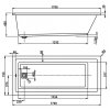 Купить Прямоугольная ванна из акрила VAGNERPLAST CAVALLO VPBA170CAV2X-01/NO VPBA170CAV2X-04 в Киеве vannaja.kiev.ua