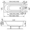 Купить VAGNERPLAST VPBA177KAS2X-01 Kasandra 170 x 70 x 45 Акриловая Ванна с Ножками Прямоугольная VPBA177KAS2X Чехия vpba177kas2x-04 VPBA177KAS2-01 в Киеве vannaja.kiev.ua