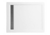 Купить Душевой поддон WEST с решеткой, 100 x 80 х 5,5 / 3 см в Киеве vannaja.kiev.ua
