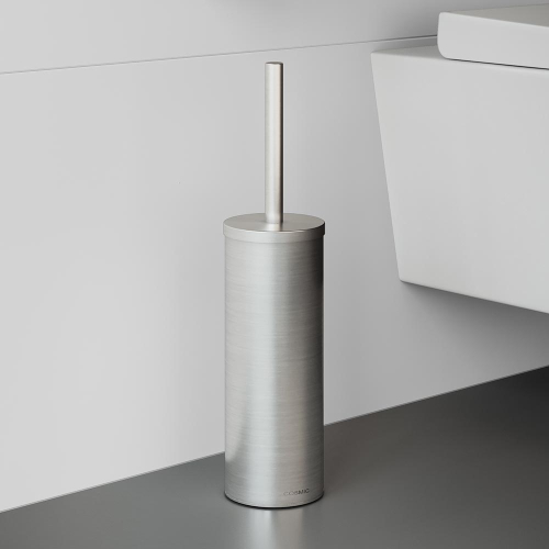 Купить Щетка для унитаза напольная Cosmic Logic 9,2x9,2x38,6 см, MATTE STAINLESS STEEL (2260301) (WJC226A0001003) в Киеве vannaja.kiev.ua