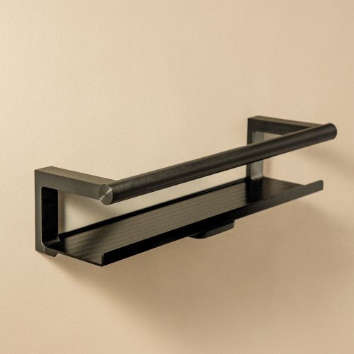 Купити Полиця для душу Cosmic Architect S+, BRUSHED BLACK PVD (WJC235A0048055) в Києві vannaja.kiev.ua