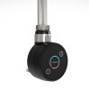 Купити Сушка для рушників електрична Terma Warp S 1110х500, тен DRY Black 800Wt, підключення праворуч E8, чорний Soft 9005 (S95) (WLWAS111050KS95E8DRYMX2) в Києві vannaja.kiev.ua