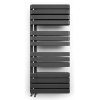 Купити Сушка для рушників електрична Terma Warp S 1110х500, тен DRY Black 800Wt, підключення праворуч E8, чорний Soft 9005 (S95) (WLWAS111050KS95E8DRYMX2) в Києві vannaja.kiev.ua