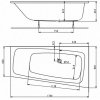 Kolo Split 170x90 XWA1670000 Ванна Кутова коса Права + ніжки XWA1670 Купити Kolo Split 170x90 XWA1670000 Ванна Кутова коса Права + ніжки XWA1670 в Києві vannaja.kiev.ua
