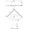 KoLo XWN3040000 INSPIRATION XWN3040 Ванна Акриловая 140х140 см Угловая + Ноги SN8 Купить KoLo XWN3040000 INSPIRATION XWN3040 Ванна Акриловая 140х140 см Угловая + Ноги SN8 в Киеве vannaja.kiev.ua