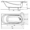 KOLO XWP3860000 Saga XWP3860 Купити Ванну 160х75 см Прямоугольная Акриловая Купить KOLO XWP3860000 Saga XWP3860 Купити Ванну 160х75 см Прямоугольная Акриловая в Киеве vannaja.kiev.ua