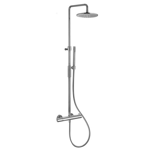 Душевая система Paffoni Light, с термостатом, верхняя лейка 300 мм, Steel Looking (ZCOL646KLIQST) Купить Душевая система Paffoni Light, с термостатом, верхняя лейка 300 мм, Steel Looking (ZCOL646KLIQST) в Киеве vannaja.kiev.ua