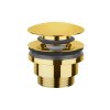Донные клапаны для сифонов золотой цвет Clic Clac универсальный Paffoni ZSCA050HG Light, для умывальника с переливом и без Купить Донные клапаны для сифонов золотой цвет Clic Clac универсальный Paffoni ZSCA050HG Light, для умывальника с переливом и без в Киеве vannaja.kiev.ua