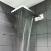 Купити Душ система прихованого монтажу з термостатом Paffoni CASCADE099CR ручним та верхнім душем 2 режима Cascade, хром в Києві vannaja.kiev.ua